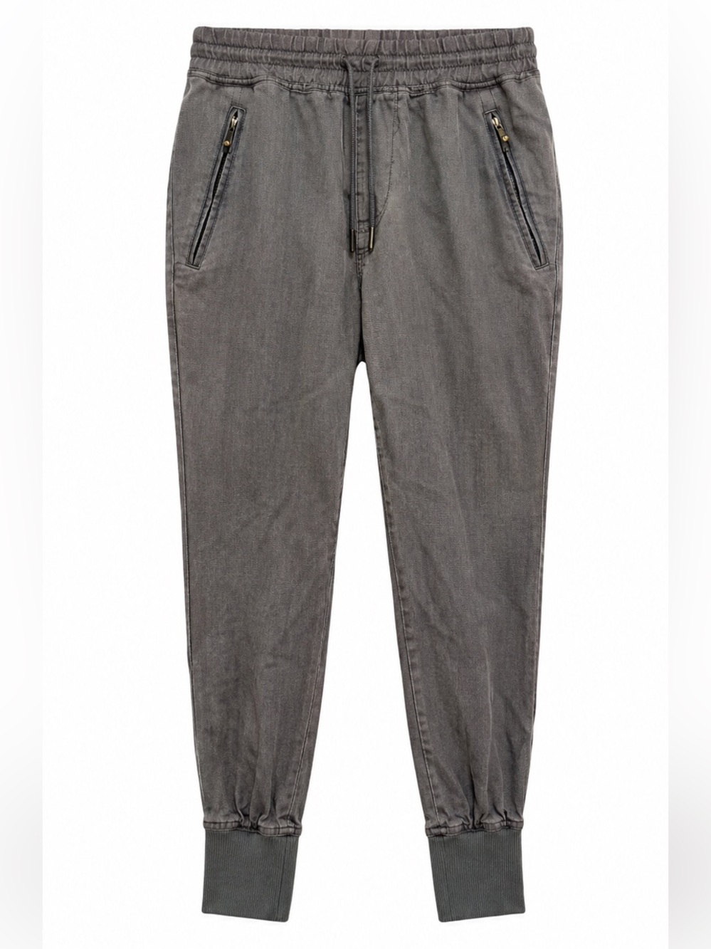 Black Tag by Zara Cuffed Leg Jogger Pants in Gray Size Boys XL